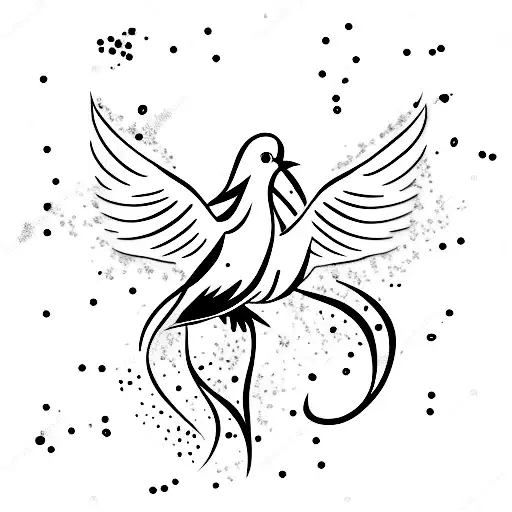 Dove With Sparks