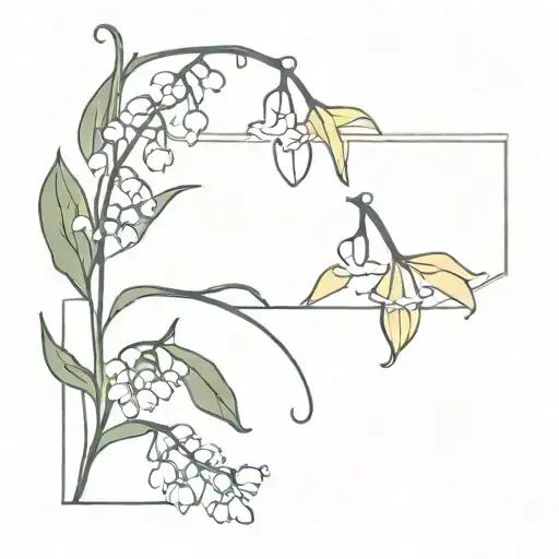 Lily Of The Valley And A Diasy Flowers