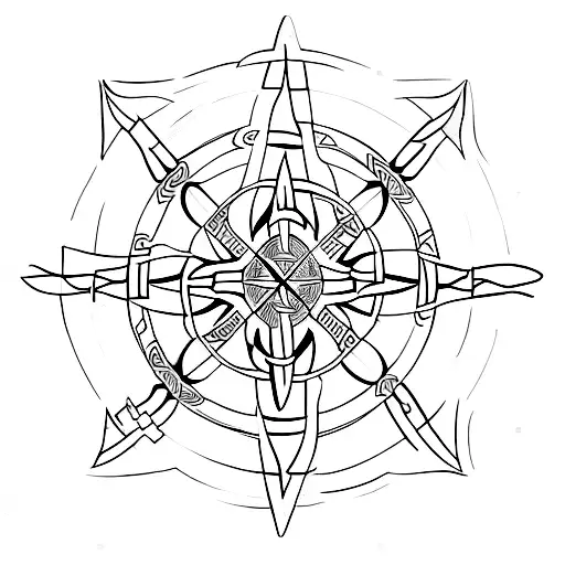Celtic Compass Rose