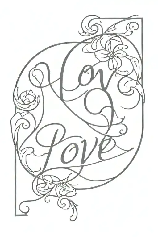 Love In Elegant Arabic And