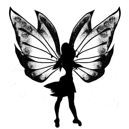 A Fairy With Burning Wings