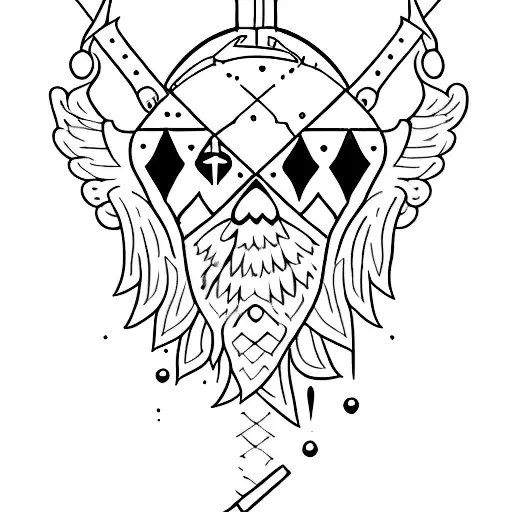 Spiritual Human With A Dagger