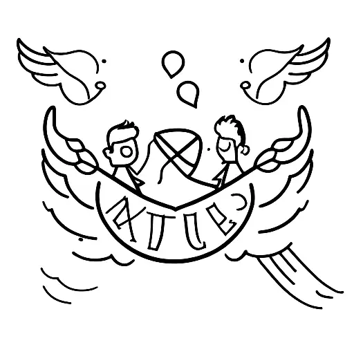 A Father Giving His Son Wings