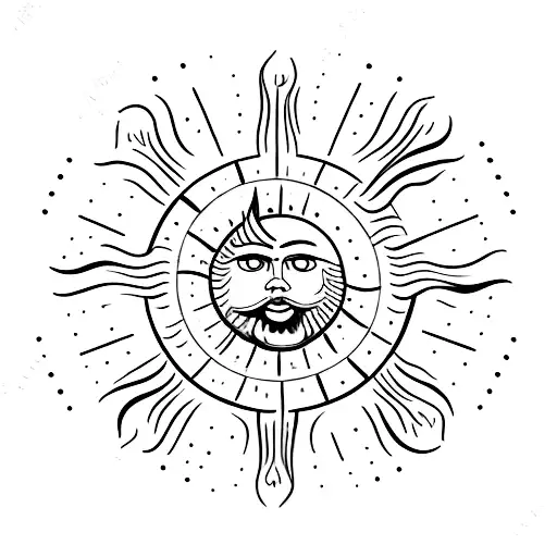 Sun With Scandinavians Rune