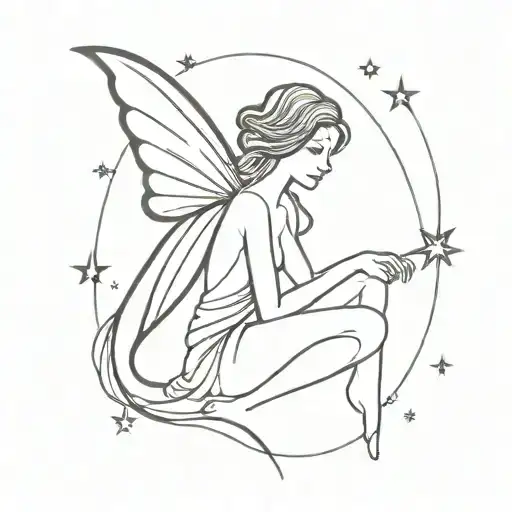 Fairy With Tiny Sparkles