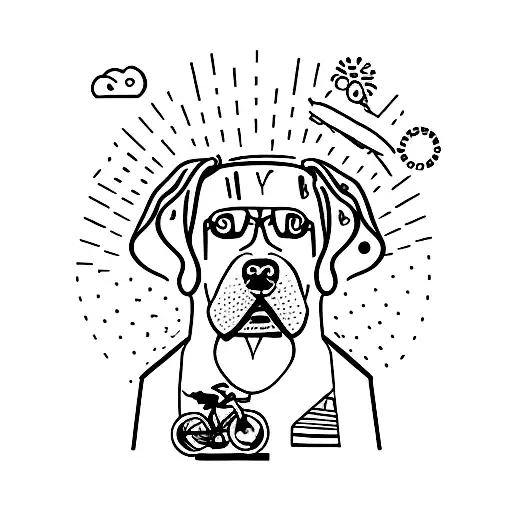 Date Of Birth With Dog And Bike