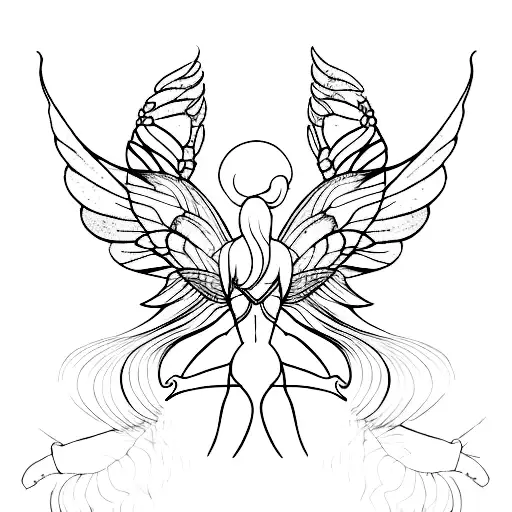 Fairy Wings Abstract With Mild Shadows