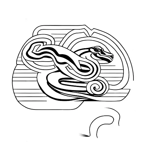 Snake With The Number 01