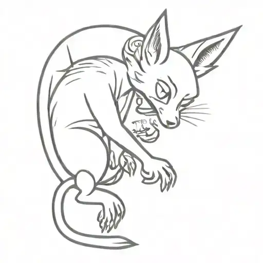 Itchy And Scratchy Line Work