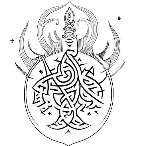 Name Khalifa In Nordic Style With Runes