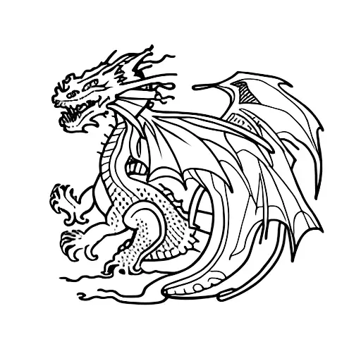 Dragon On A Pile Of Books