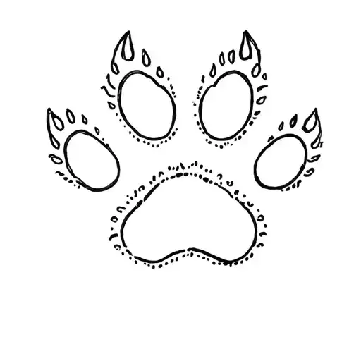 Cat Paw Print Made