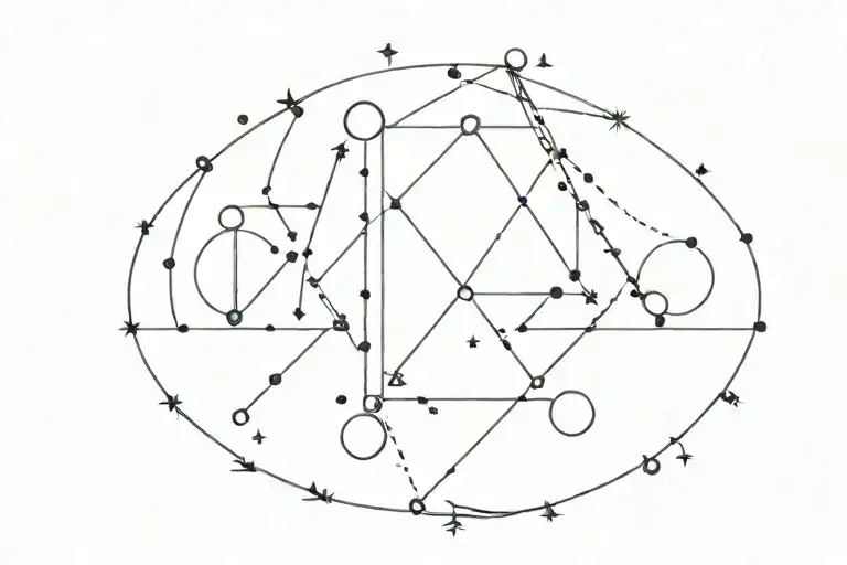 Libra Constellation Of 9 Different Elements Intertwined
