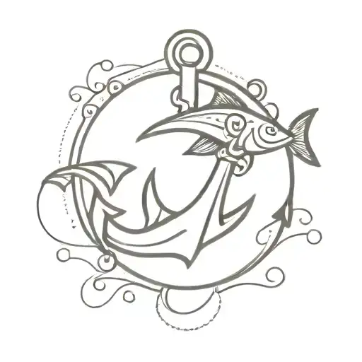 Anchor And Fish
