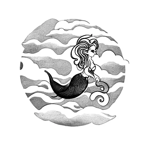 Mermaid On A Cloud