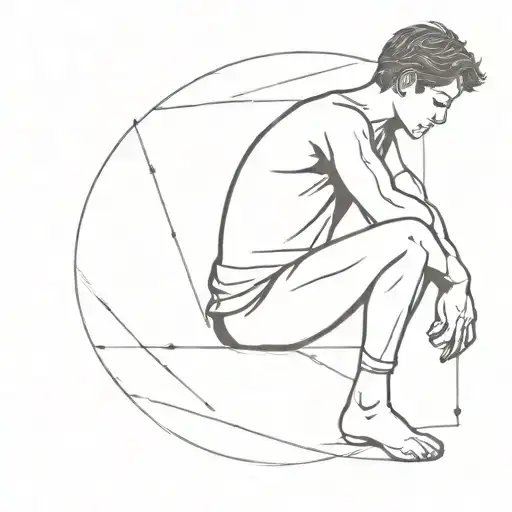 Create A Tattoo With The Meaning Of Loneliness Dark Male Version