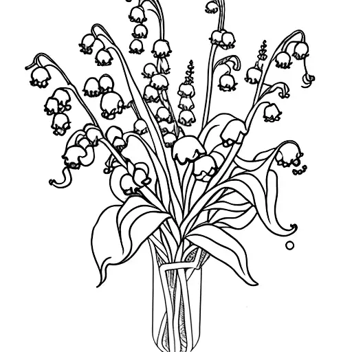 Lily Of The Valley With Skulls