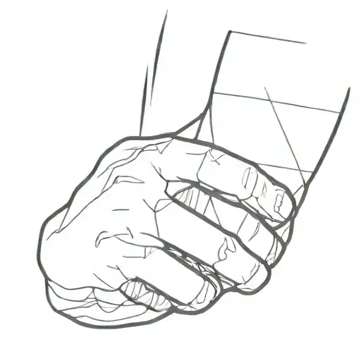 Gay Tattoo On Bicep Outline In Fine Line