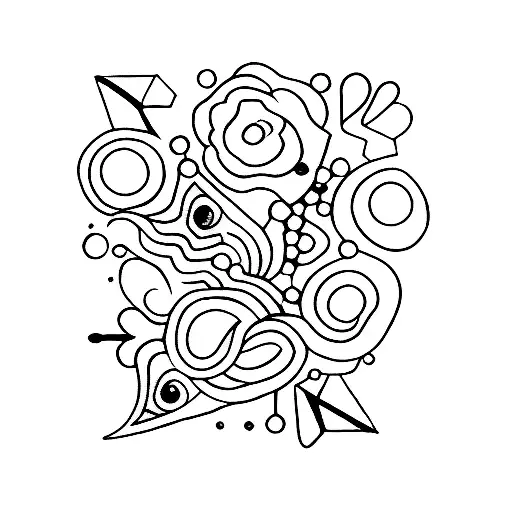 A Small And Minimalist Precious Stone In Black With Fine Lines On The Top Of The Hand