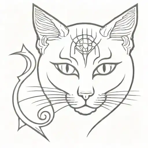 Demon Kitty Witch Third Eye