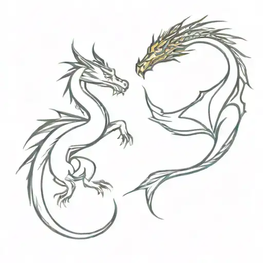 Pheoix And Dragon Together