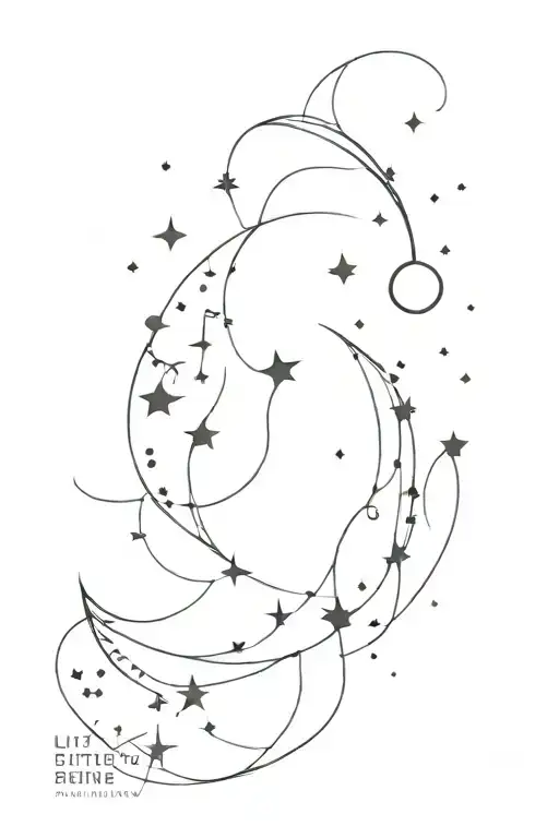 Moon Little Stone And Gemini Constillation