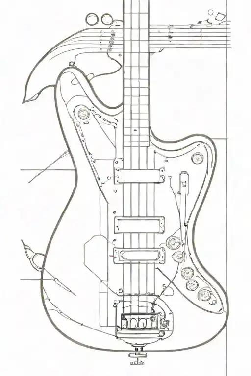 Minimalist Jazzmaster Guitar