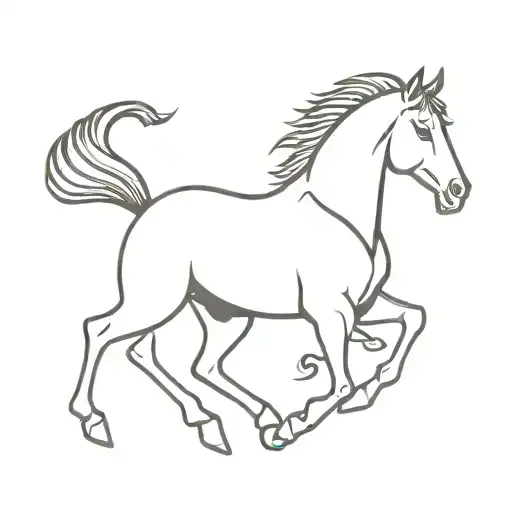 Chinese Horse Galloping