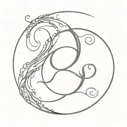 Merge The Infinity Symbol With The Letter Q And R