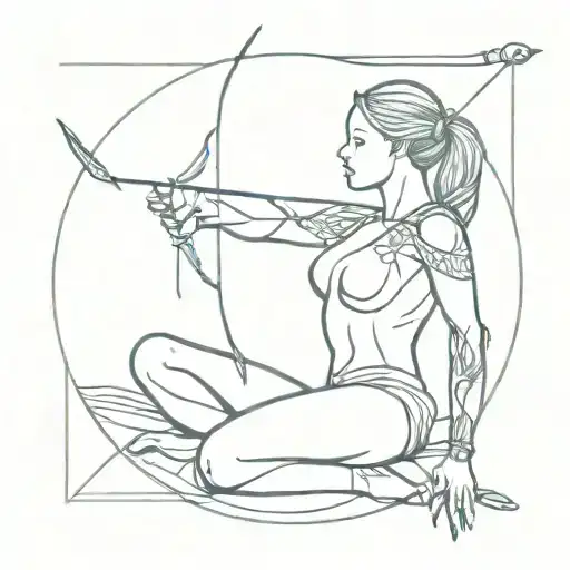 Turtle Archery Sun Girl