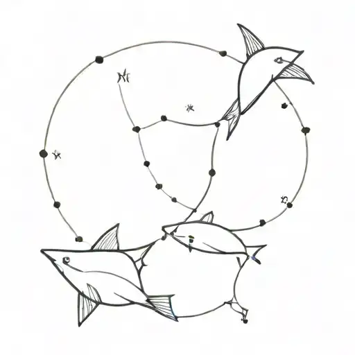 Pisces Fish Constellation