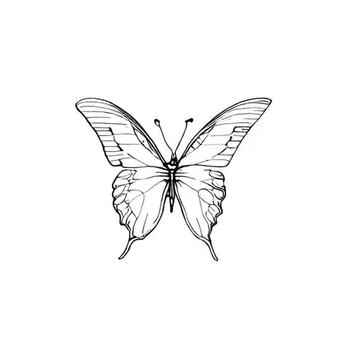 Polaroid Beach Butterfly