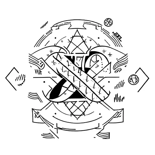 The Number 25 And The Number 50 Combined Into A Memorative Symbol