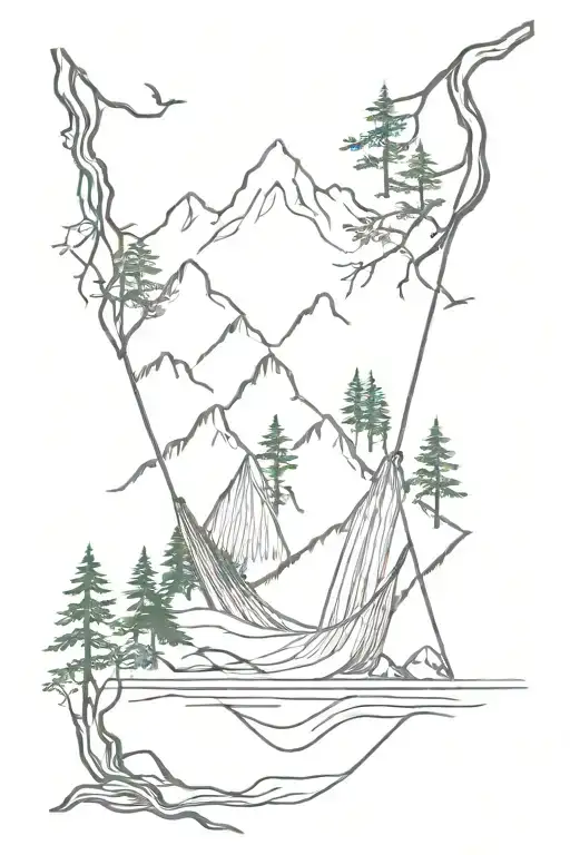 Nature Animal Mountain River Mountain Hammock Forest