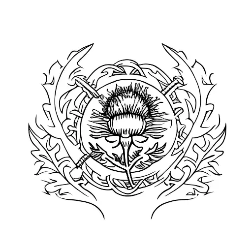 Scottish Thistle Emblem