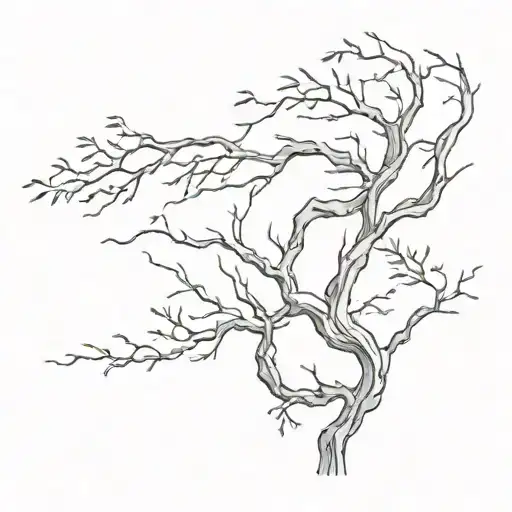 Nature Intertwined With Skeletal Elements