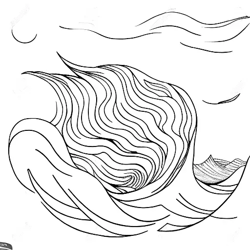 Ocean Wave Sketch