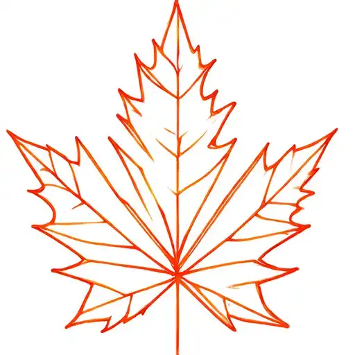 Geometric Maple Leaf Opal
