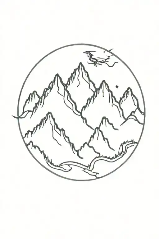 Mountain And Dragon