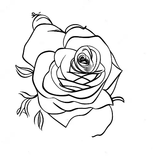 Rose Avec La Date 1998