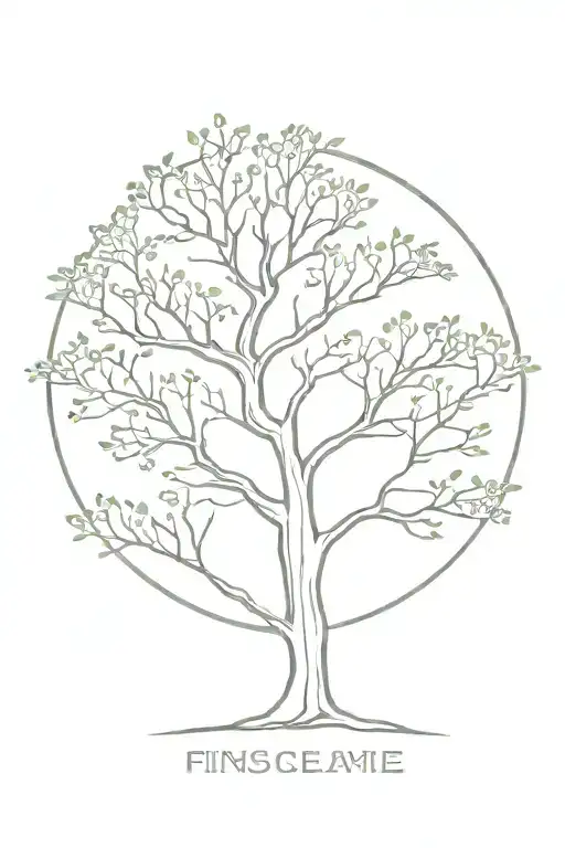 Tree With Center Names Incorporated