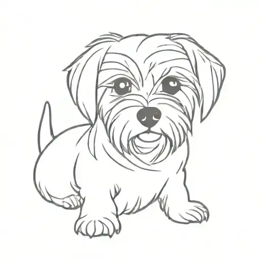 Maltese Terrier Dog Sitting