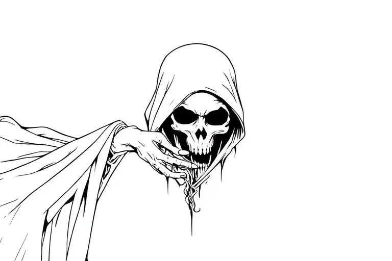 Grim Reaper Holding A Soul