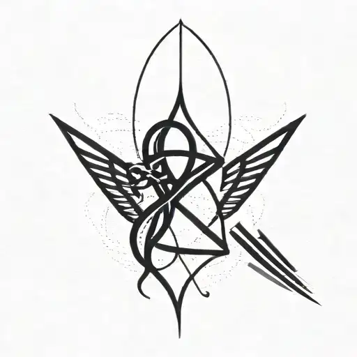 Prometheus Saved By Music Note Intertwined