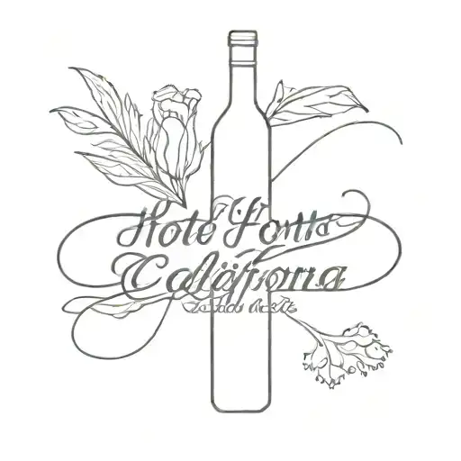 Hotel California Bottle Of Wine
