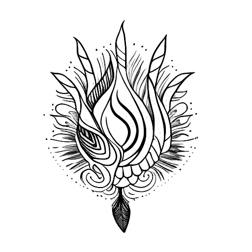 Hand Tattoo Of A Wicked Cool Feather