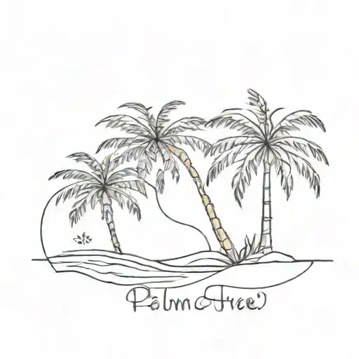 Palm Tree With Words