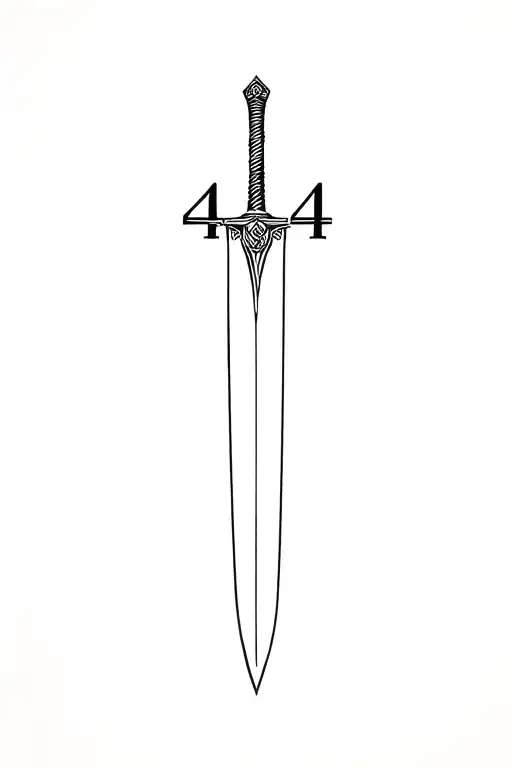 Sword And Number 444