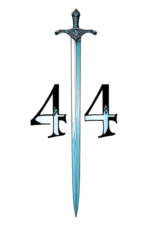 Sword And Number 444