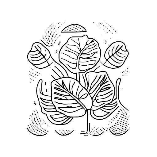 Monstera Growing Out Of A Book